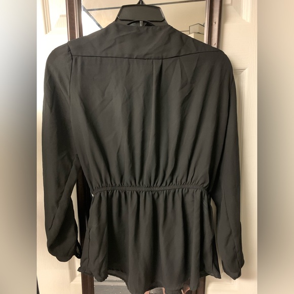 Black Sheer Shirt - Picture 2 of 2